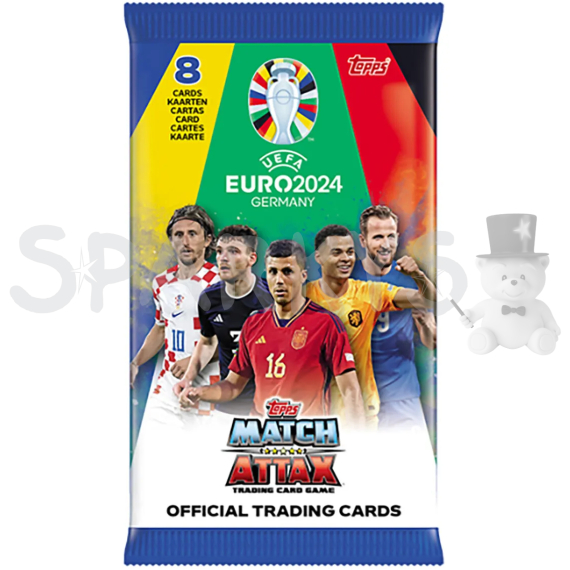 Fotbalové karty Topps EURO 2024 Packet 8ks                    