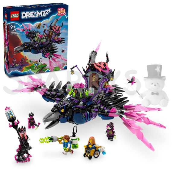 LEGO® DREAMZzz™ 71478 Nikdyčarodějnice a její Půlnoční krkavec                    