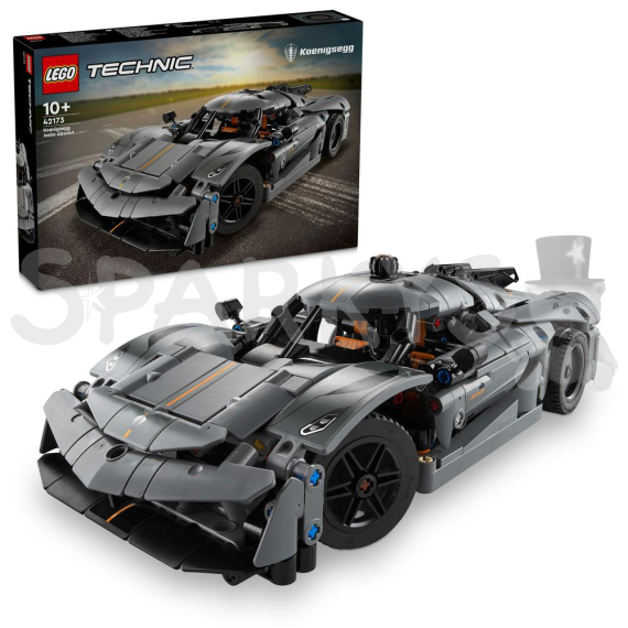 LEGO® Technic 42173 Šedé hyperauto Koenigsegg Jesko Absolut                    