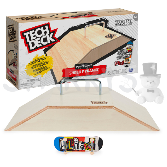 Spin Master Tech Deck dřevěná rampa s fingerboardem                    