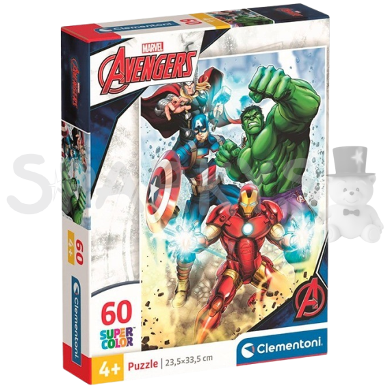 Clementoni - Puzzle 60 Marvel Avengers                    