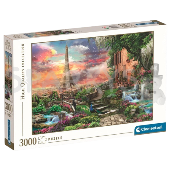 Clementoni - Puzzle 3000 Pařížský sen                    