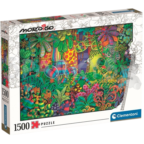 Clementoni - Puzzle 1500 Mordillo                    