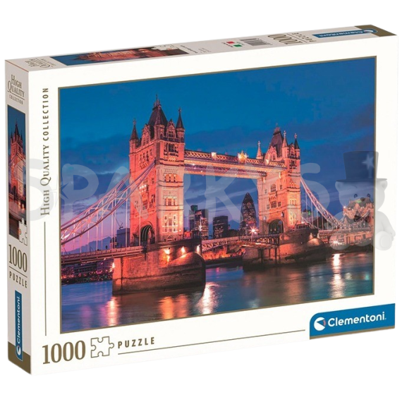 Clementoni - Puzzle 1000 Tower Bridge v noci                    