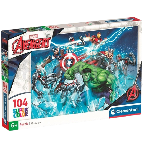 Clementoni - Puzzle 104 Marvel: Avengers                    