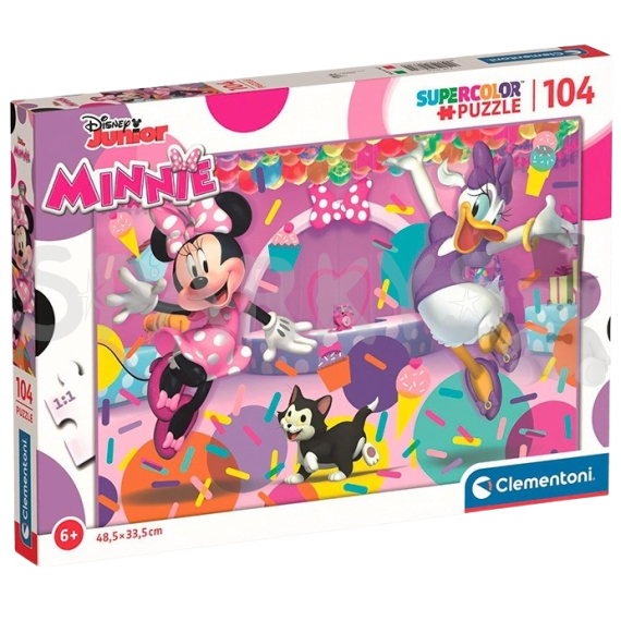 Clementoni - Puzzle 104 Minnie a Daisy                    