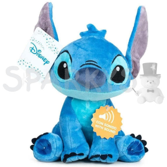 Plyšový STITCH sedící se zvukem 35cm                    