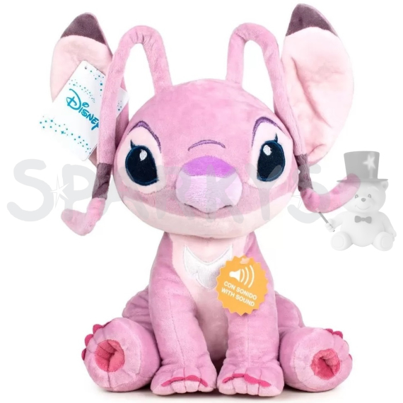 Plyšový ANGEL STITCH růžový  se zvukem 30cm                    