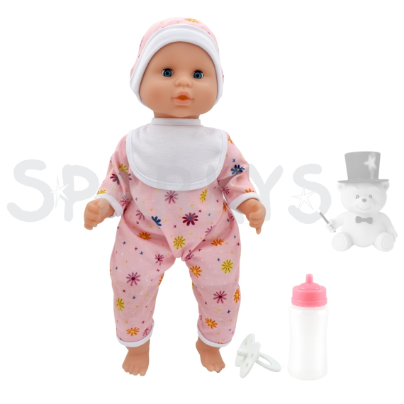 Dolls World Miminko Baby Joy PINK - 38 cm                    