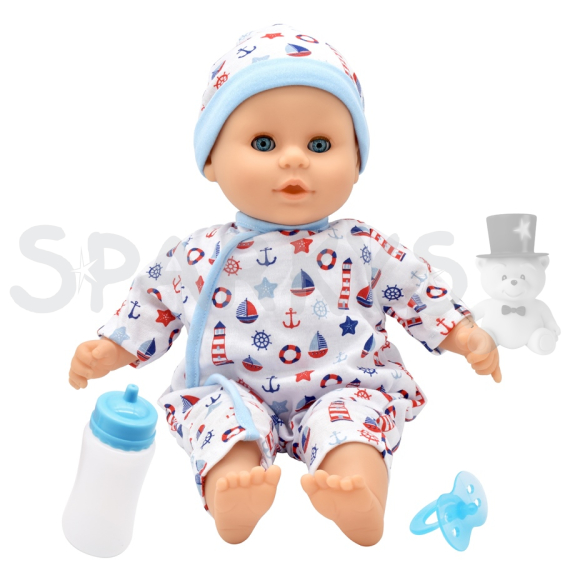 Dolls World Miminko Little Treasure BLUE - 38 cm                    