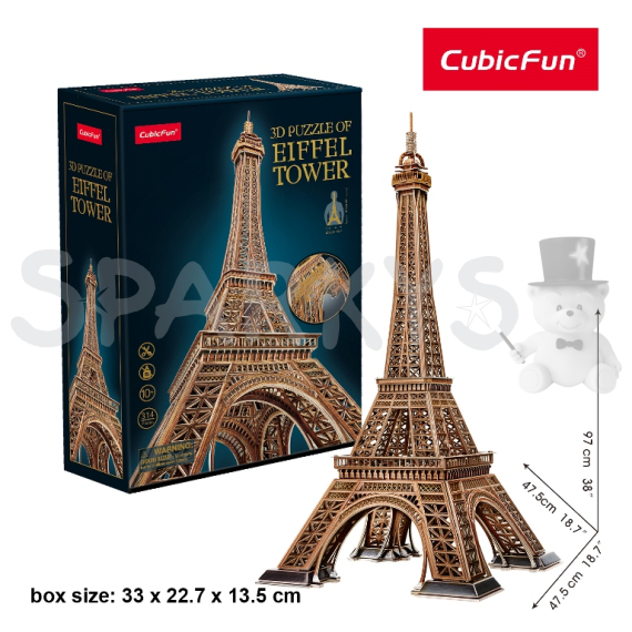 CubicFun - Puzzle 3D Eiffelova věž 97 cm 314 dílků                    