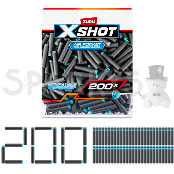 ZURU X-SHOT 200 náhradních šipek                    