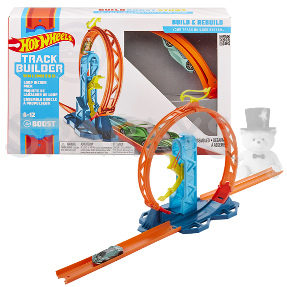 Hot Wheels Track Builder set pro stavitele - nakopávací smyčka                    