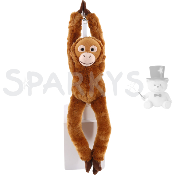 Orangutan mládě visící 46 cm                    