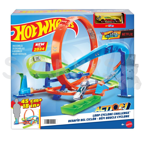 Hot Wheels Extrémní hyper smyčka - autodráha                    