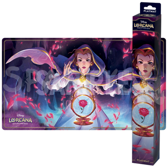 Disney Lorcana: Shimmering Skies - Playmat Mystic glimmer of Belle, Beauty and the Beast                    