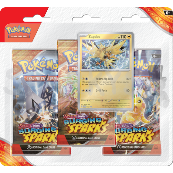 Pokémon TCG: SV08 - 3 Blister Booster                    