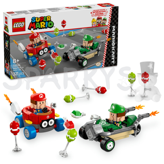 LEGO®  Super Mario™ 72034 Mario Kart™ – Baby Mario vs. Baby Luigi                    