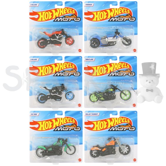 Hot Wheels motorka - 6 druhov                    