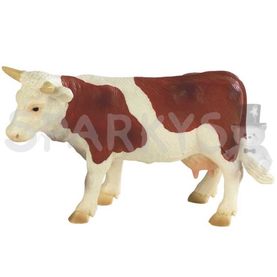 Bullyland 62610 - Krava Fanny hnedo-biela                    