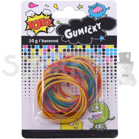 TOTO Gumičky farebné 10 g                    