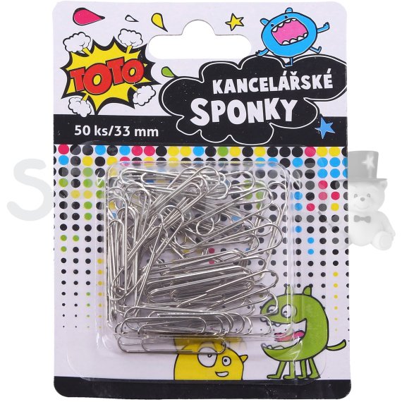 TOTO Sponka kancelárska 50 ks, 33 mm                    