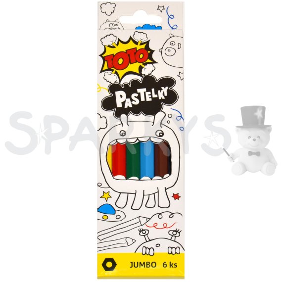 Pastelky Jumbo TOTO 6 ks                    