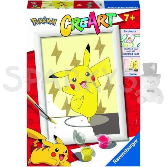 Ravensburger Kreatívne a výtvarné hračky 202430 CreArt Pokémon Pikachu                    