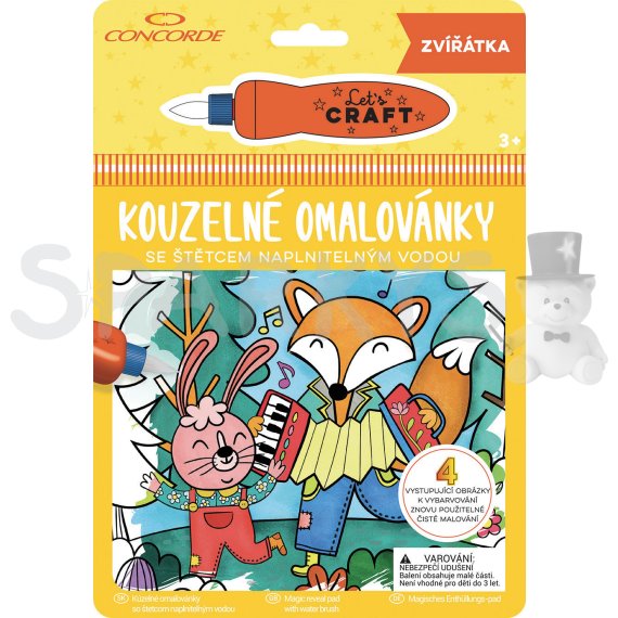 CONCORDE Kúzelné omaľovánky Zvieratká                    
