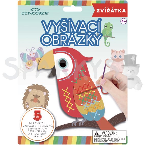CONCORDE Vyšívacie obrázky Zvieratká                    