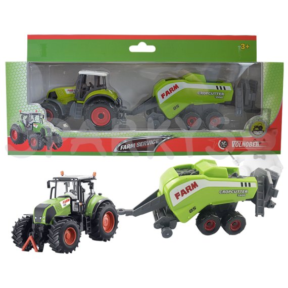 FARM SERVICE - Traktor s lisom na slamu 1:50 - 2 druhy                    