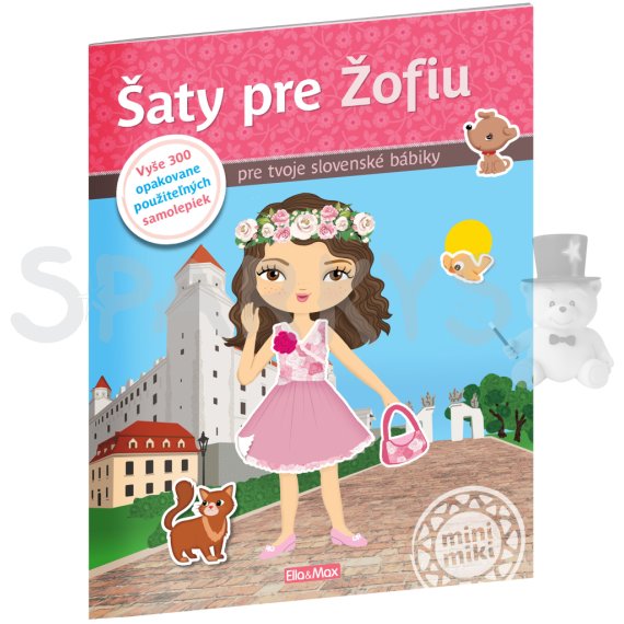 Ella&amp;Max Šaty pre ŽOFIU ? Kniha samolepiek                    