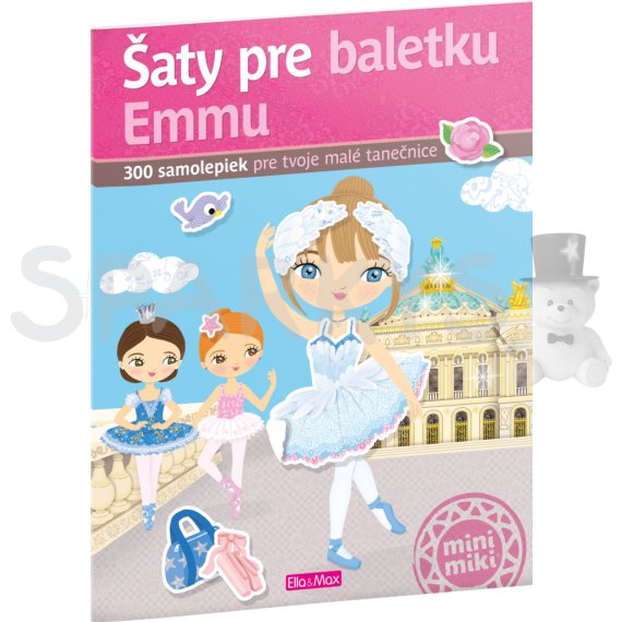 Ella&amp;Max Šaty pre baletku EMMU – Kniha samolepiek                    