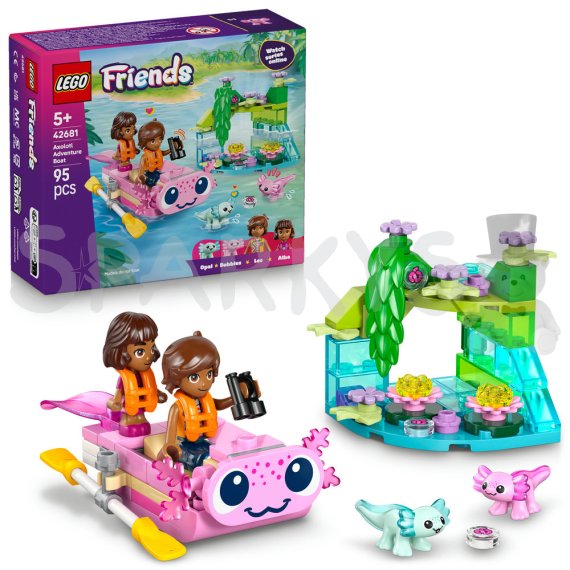 LEGO® Friends 42681 Dobrodružný čln s axolotlami                    