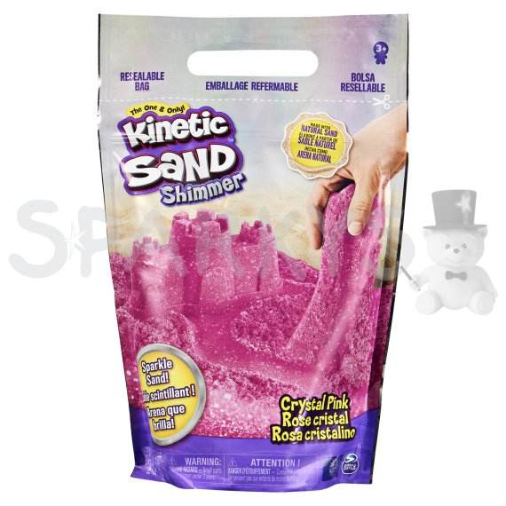 Kinetic Sand balenie trblietavého ružového piesku 0,9 kg                    