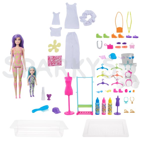 Barbie Color Reveal Neónová Batika Darčekový Set                    