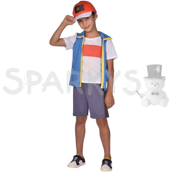Detský kostým Pokémon Ash 4-6 rokov                    