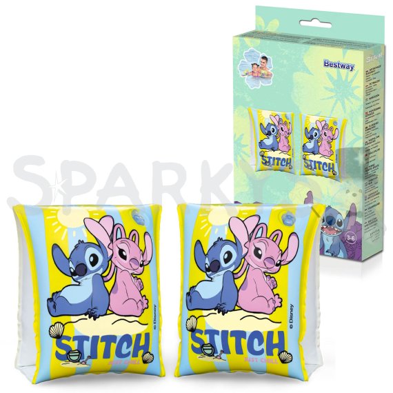 BESTWAY 9104S - Nafukovacie rukávniky Disney Stitch 3-6 rokov 19-30 kg                    