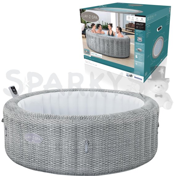 BESTWAY 6001N - Vírivka Lay-Z-Spa® Bali Smart AirJet (sivý ratan)                    