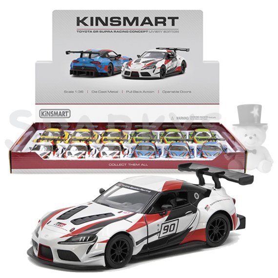 Kovový model - Toyota GR Supra Racing s polepom                    