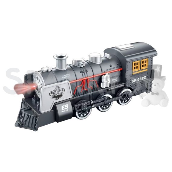 Retro Vláčik SF-0628 so Zvukovými a Svetelnými Efektmi 20 cm                    