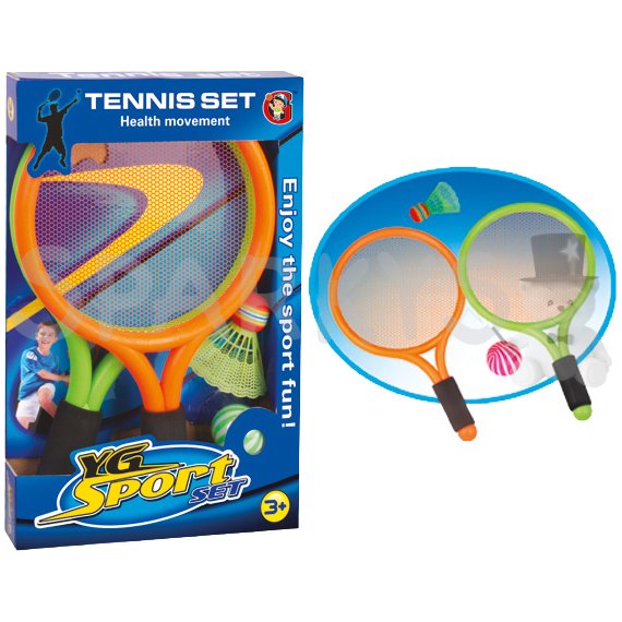 Veľký detský tenisový a bedmintonový set 39 cm                    