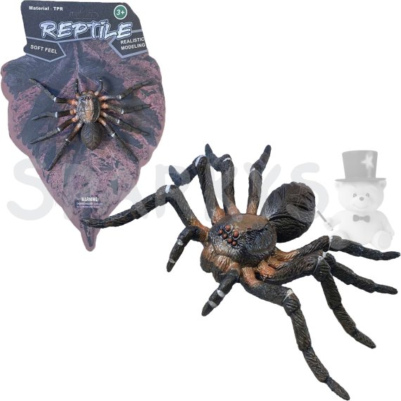 Živá príroda: Wolf Spider - realistický model pavúka (12 cm)                    