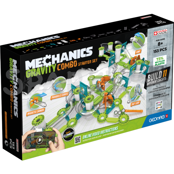 GEOMAG Mechanics Starter Set 153 dielikov                    