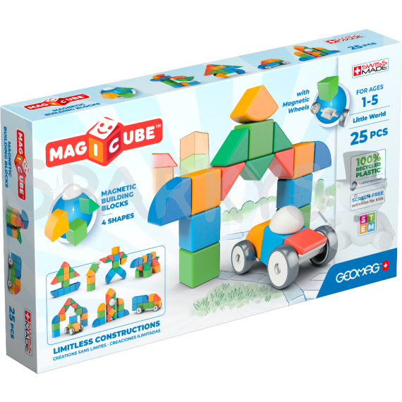 GEOMAG Magicube Shapes 25 dielikov                    
