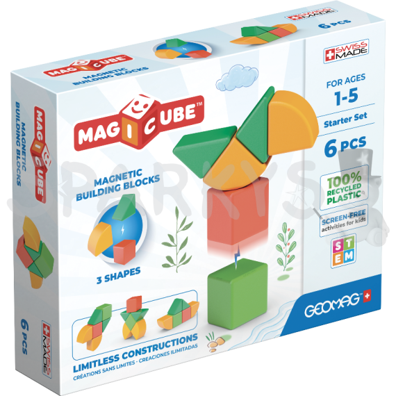 GEOMAG Magicube Shapes 6 dielikov                    