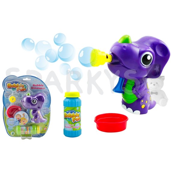 Bubble Fun Bublifuk Dinosaurus s náplňou 60 ml - fialový                    