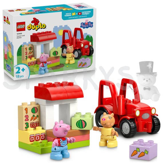 LEGO® DUPLO® 10468 Traktor a trh                    