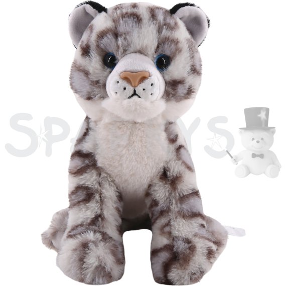 Leopard snežný sediaci 22 cm                    