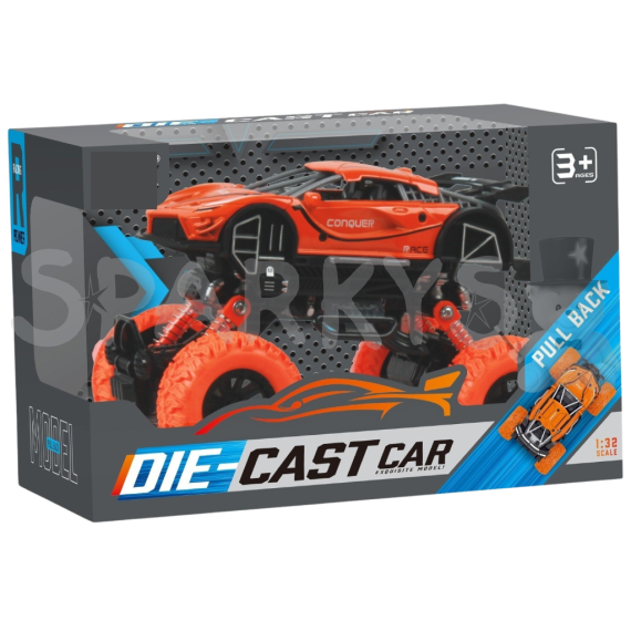 Monster truck 1:32 KLX600-332 spätné naťahovanie                    
